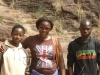 Pauline, Mme la guide et Ali Ouedraogo